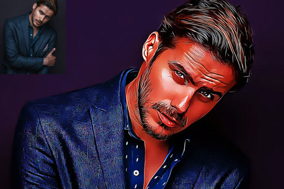 Cartoon Portrait FREE Photoshop Action