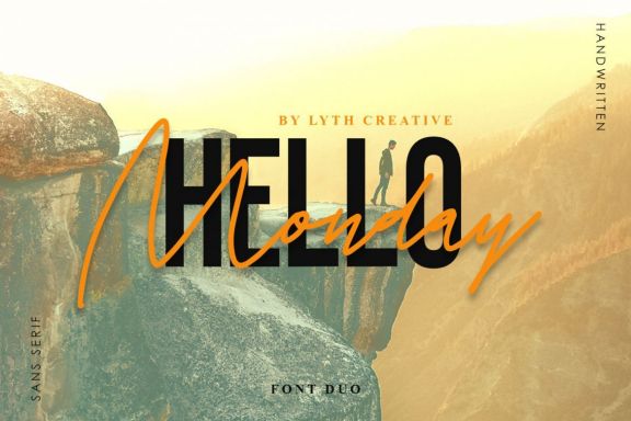 Hello Monday Font Duo