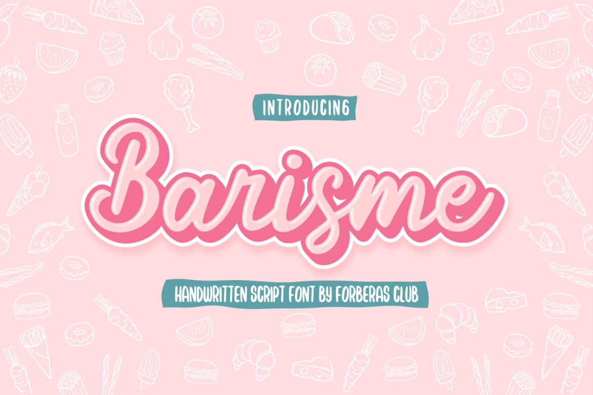 Barsime FREE Script Font alternate