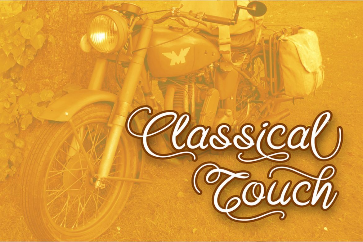 Baline script font - view 6