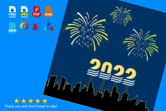 2022 NEW YEAR NIGHT Vector