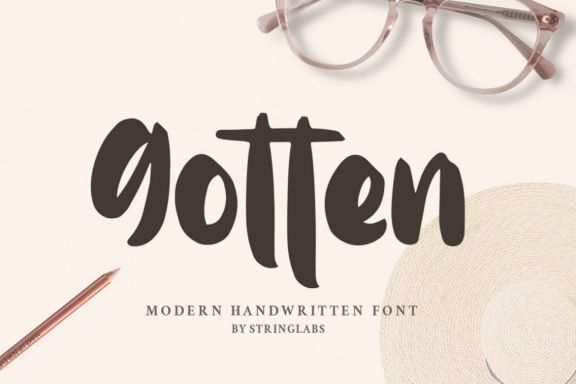 Gotten - Modern Handwritten Font