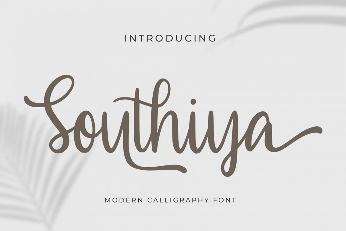 Southiya - Modern Calligraphy Font - view 7