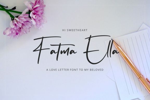 Flavellya - Luxury Signature Font