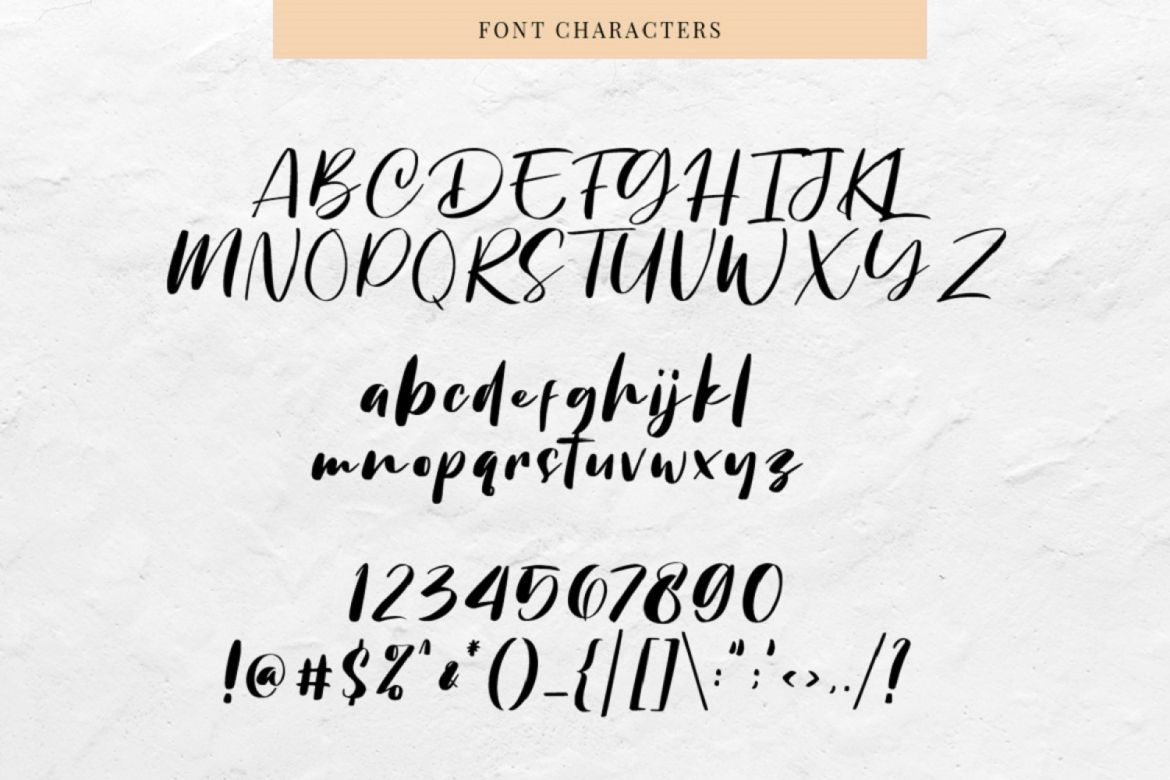 Chellyne - Modern Script Font alternate