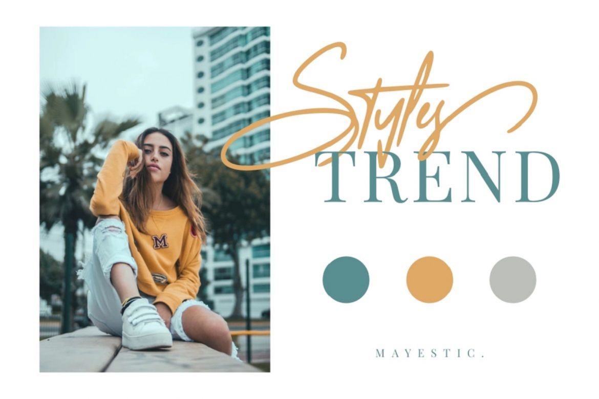 Mayestica - Luxury Signature Font - view 3