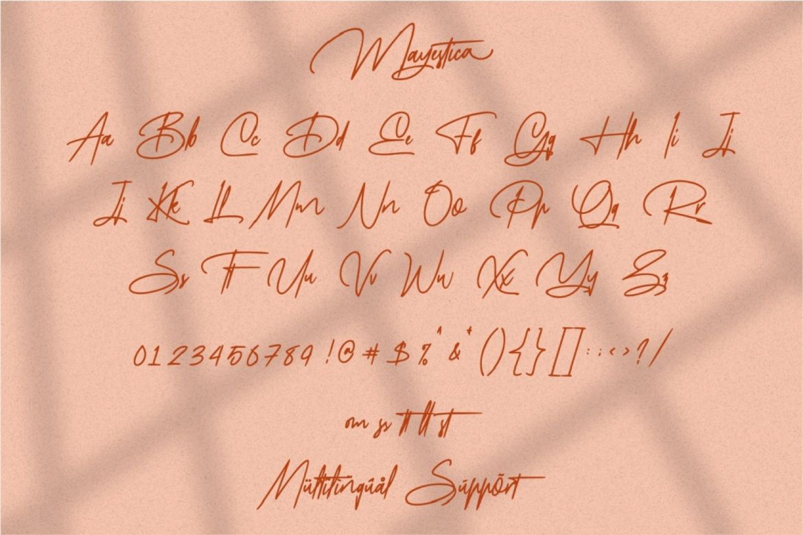 Mayestica - Luxury Signature Font - view 4