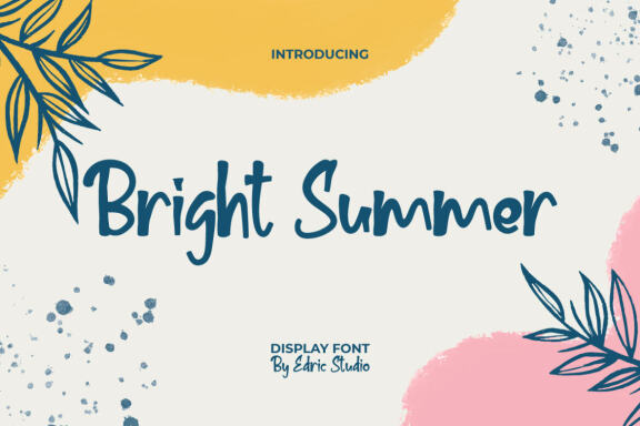 Bright Summer FREE Font