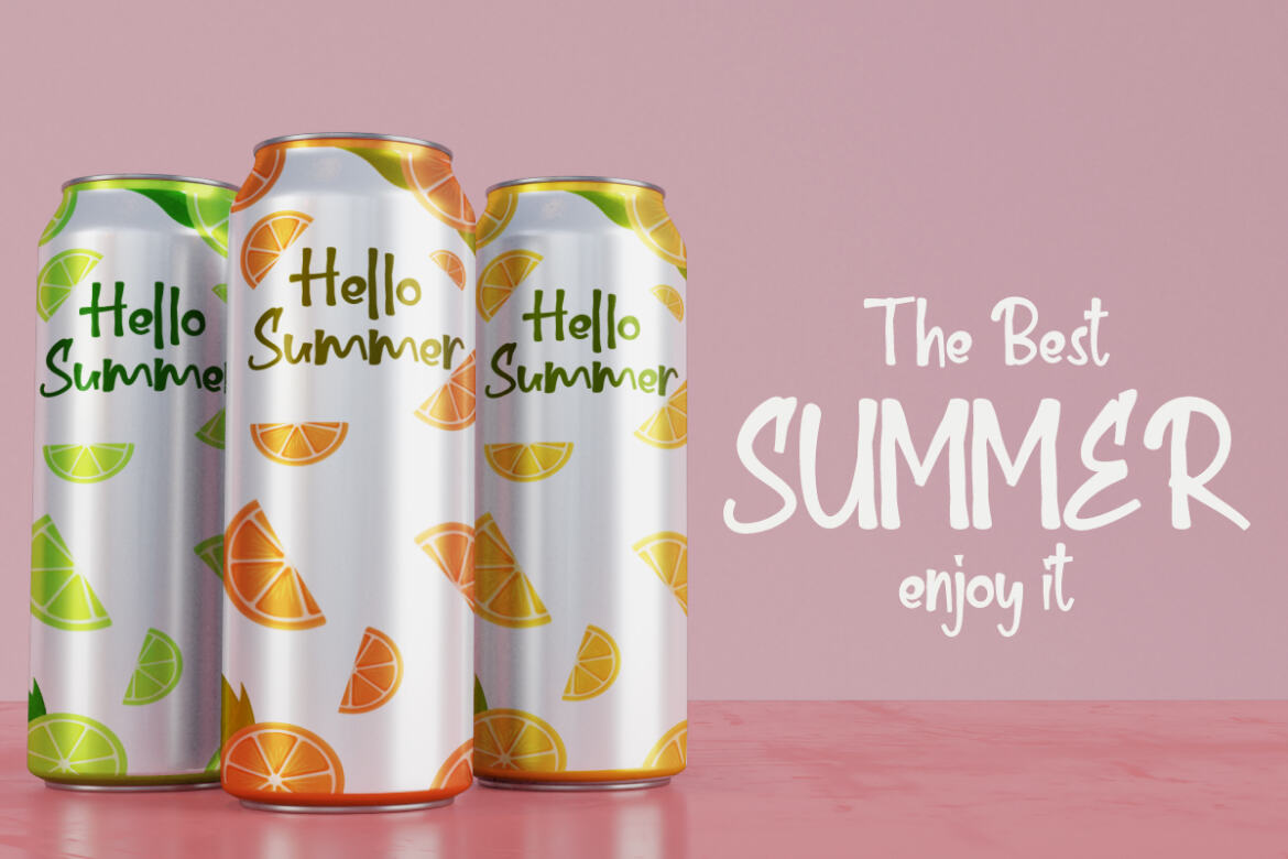 Bright Summer FREE Font - view 5