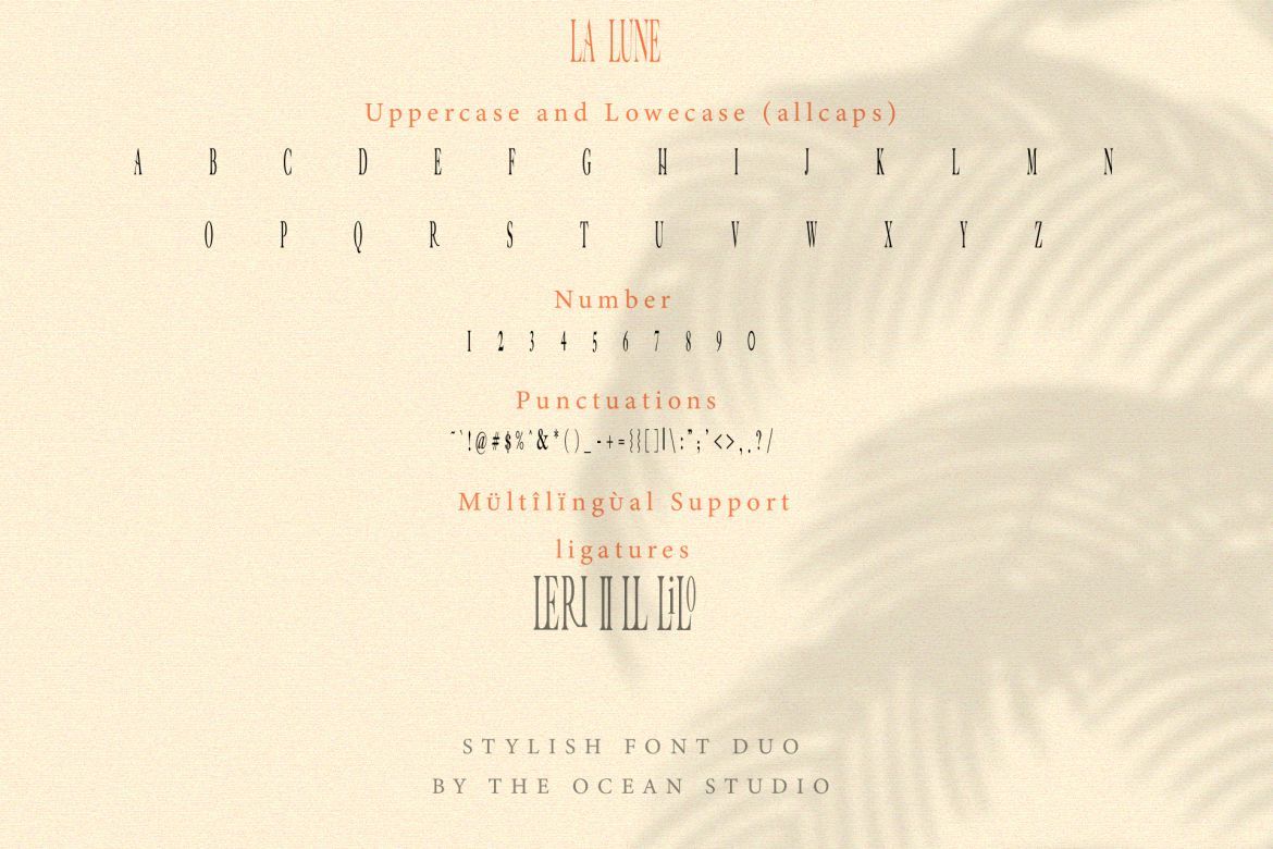 La Lune Font Duo - view 9