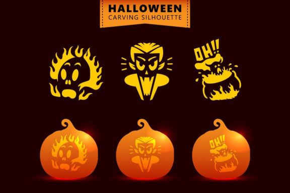 Halloween Carving Template
