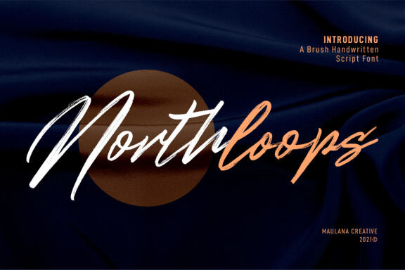 Northloops Brush FREE Script Font