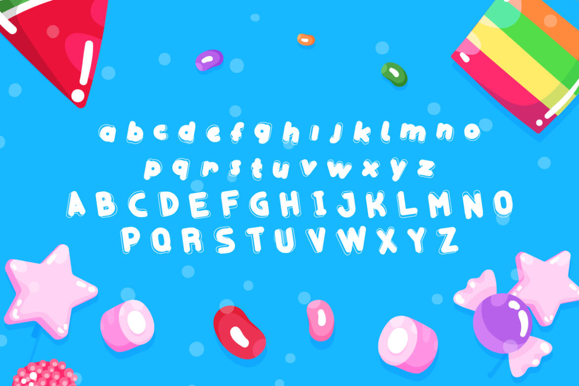 Gummy Candy FREE Font - view 6
