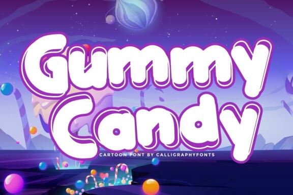 Gummy Candy FREE Font