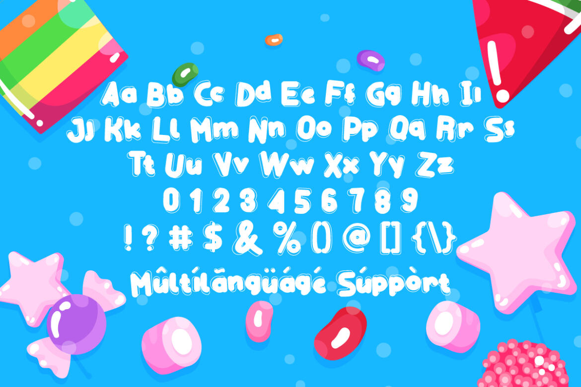 Gummy Candy FREE Font - view 4