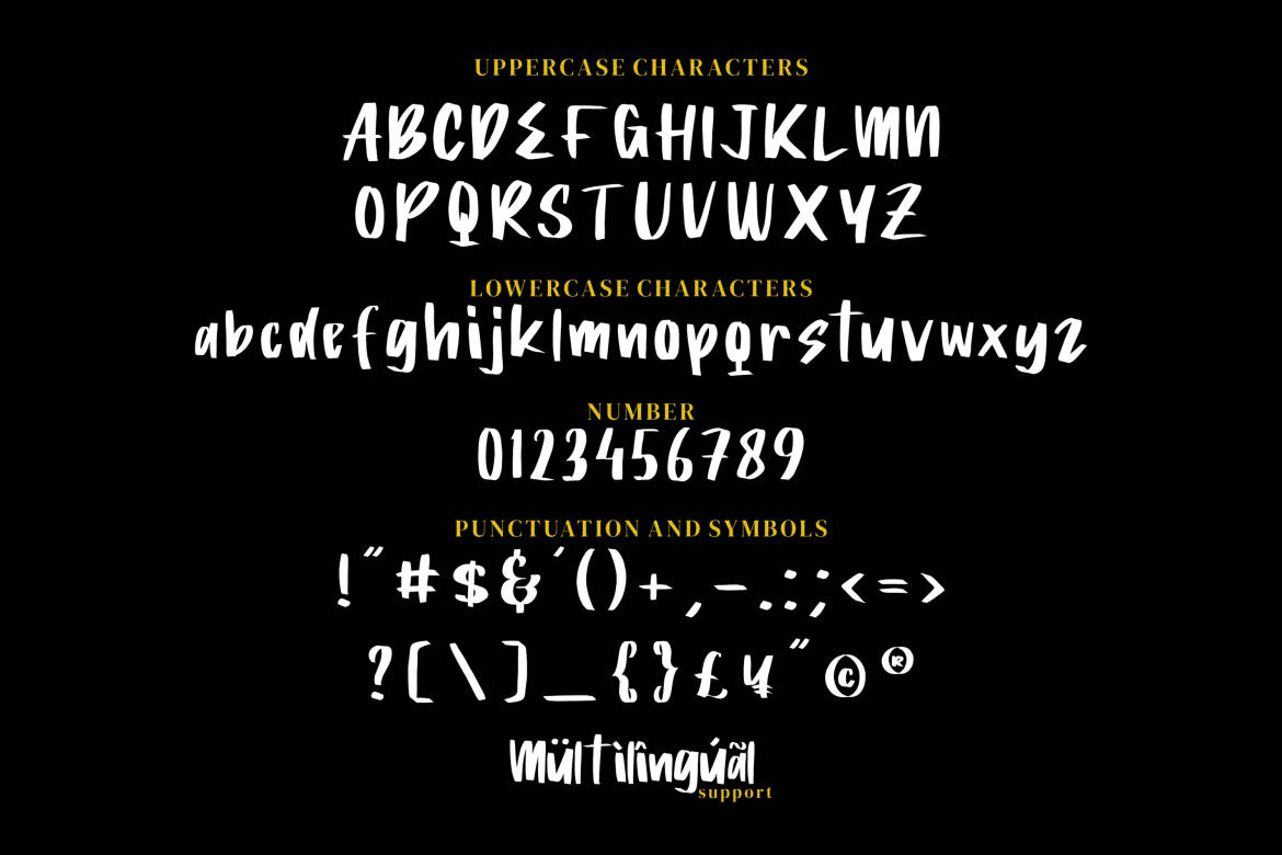 Roger Bold - FREE Brush Font - view 4