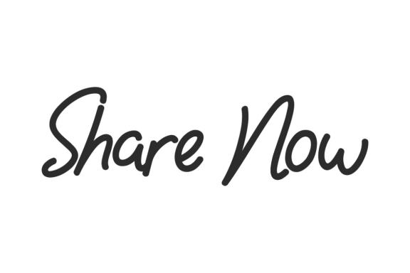 Share Now FREE Font