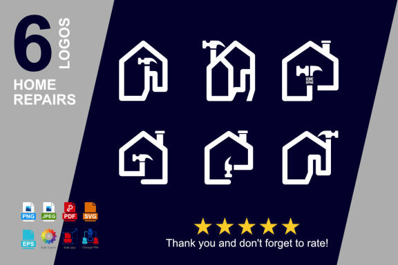 6 Logos Home Repairs