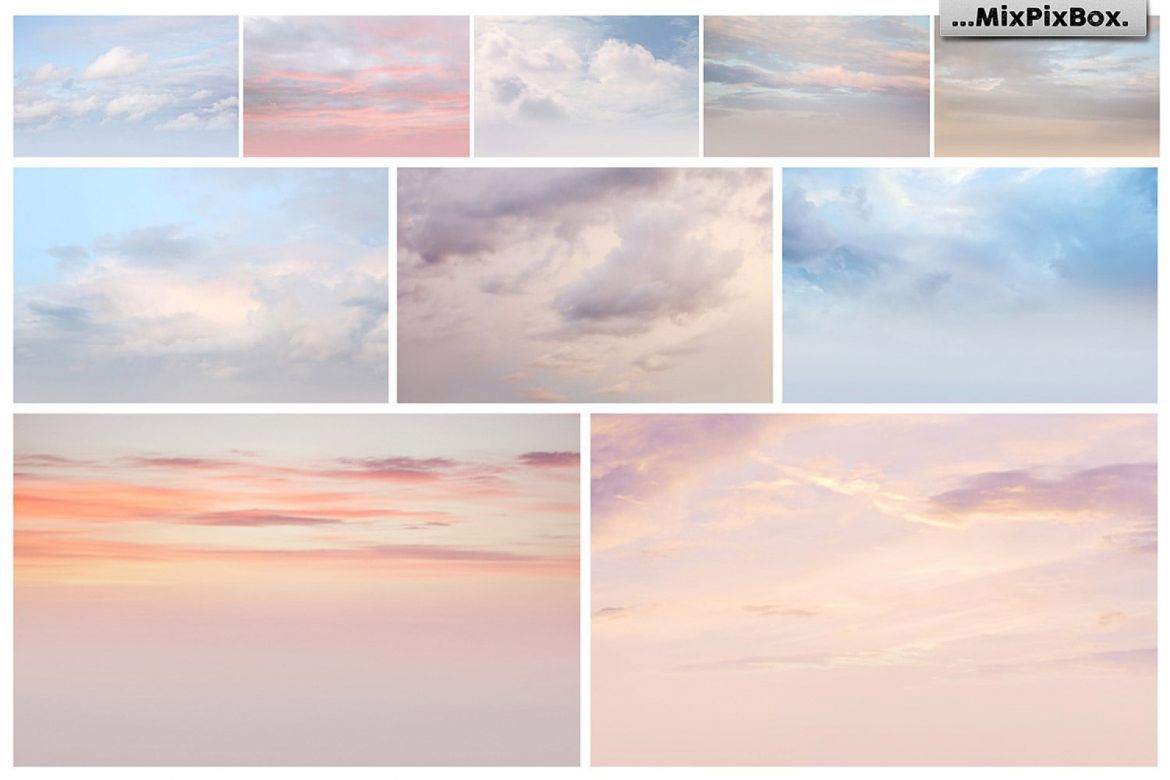 Pastel Sky Overlays - view 6