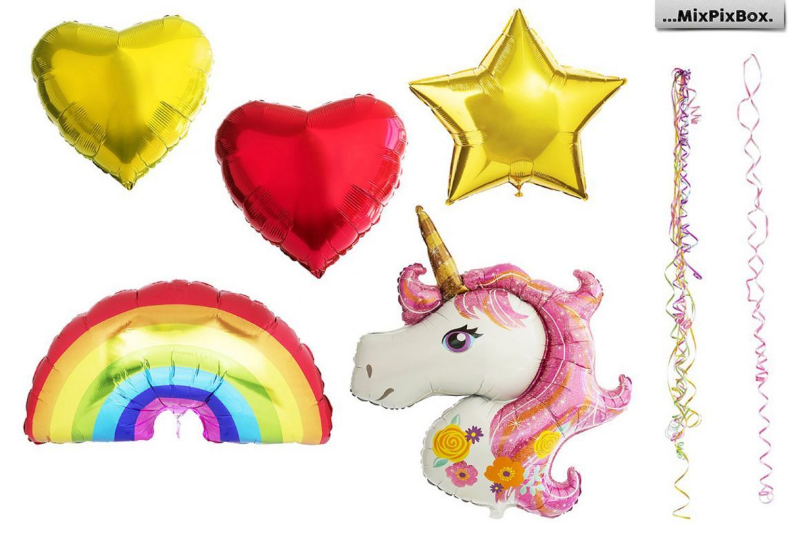 Shaped Number Balloons Overlays - view 6