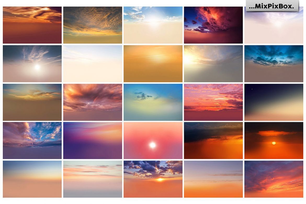 Sunset Sky Photo Overlays - view 5