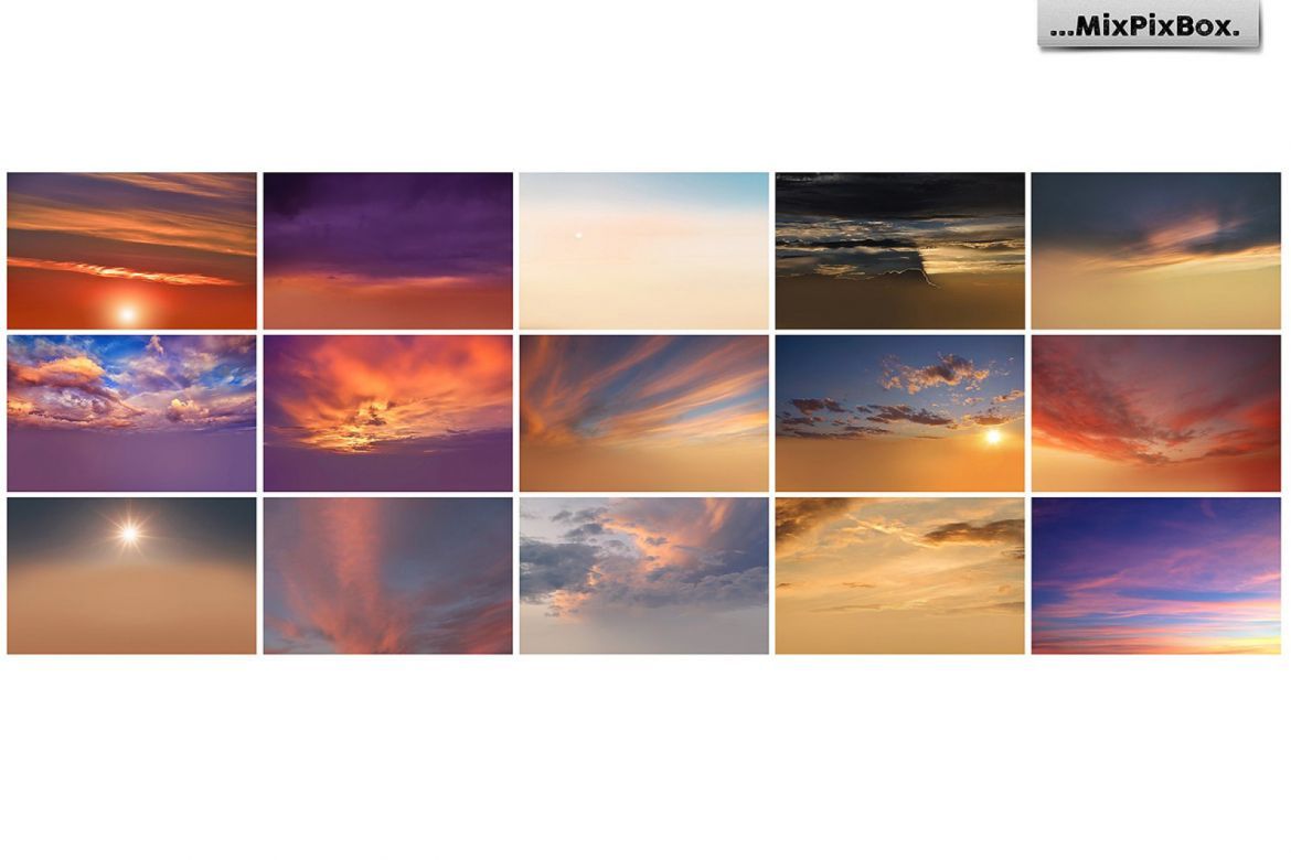 Sunset Sky Photo Overlays - view 6