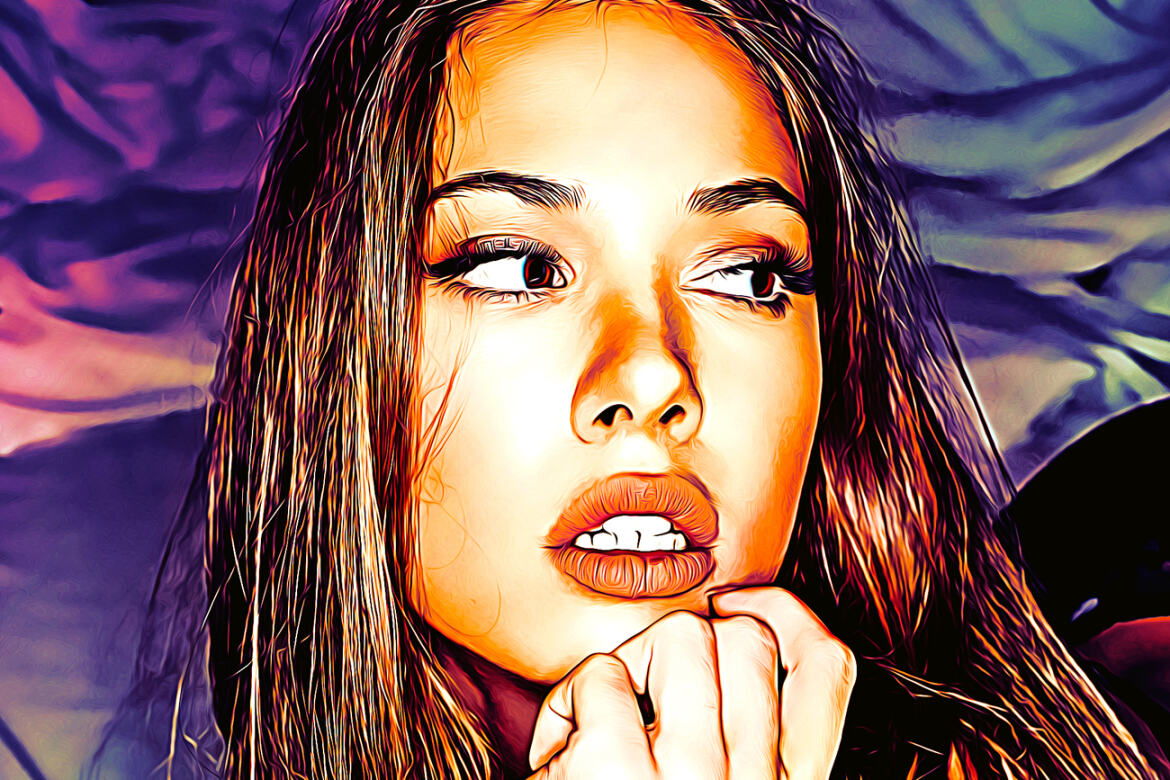 Clean Oil Art FREE Photoshop Action - view 6