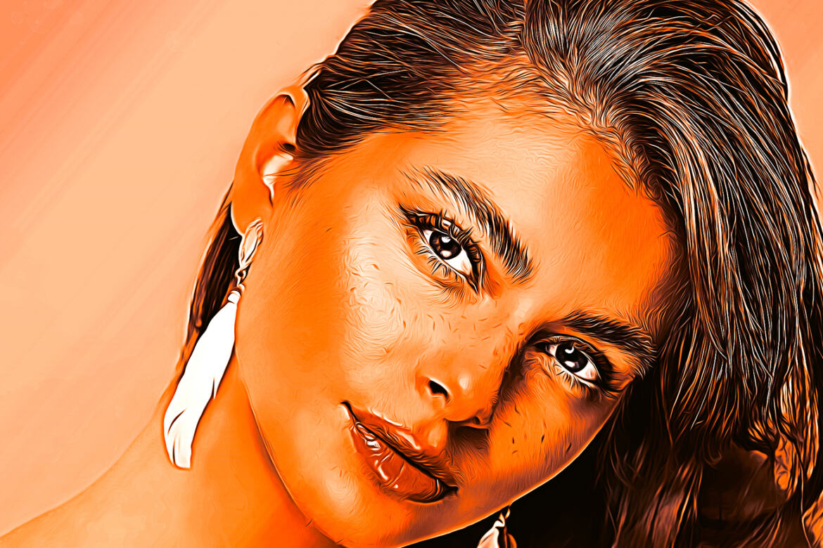 Clean Oil Art FREE Photoshop Action - view 9