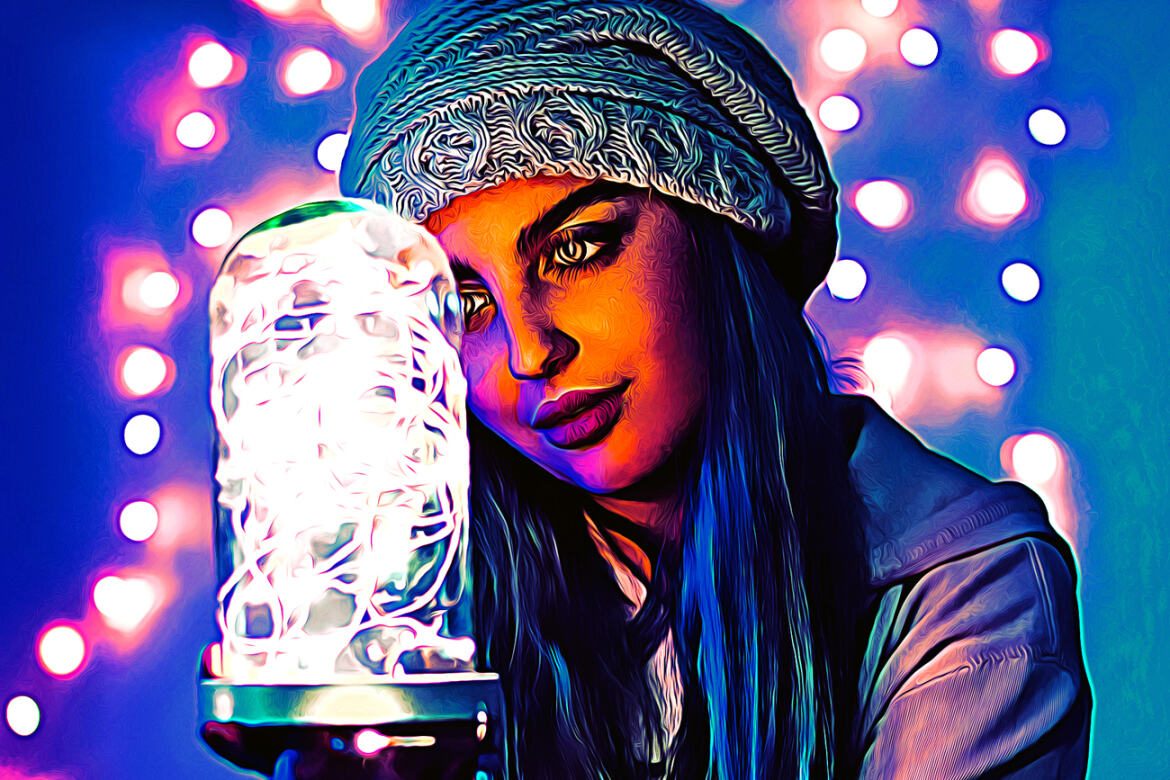 Clean Oil Art FREE Photoshop Action - view 4