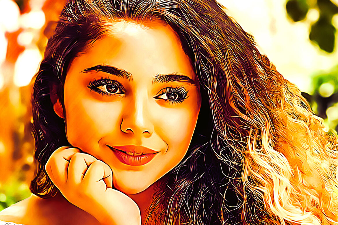 Clean Oil Art FREE Photoshop Action - view 7