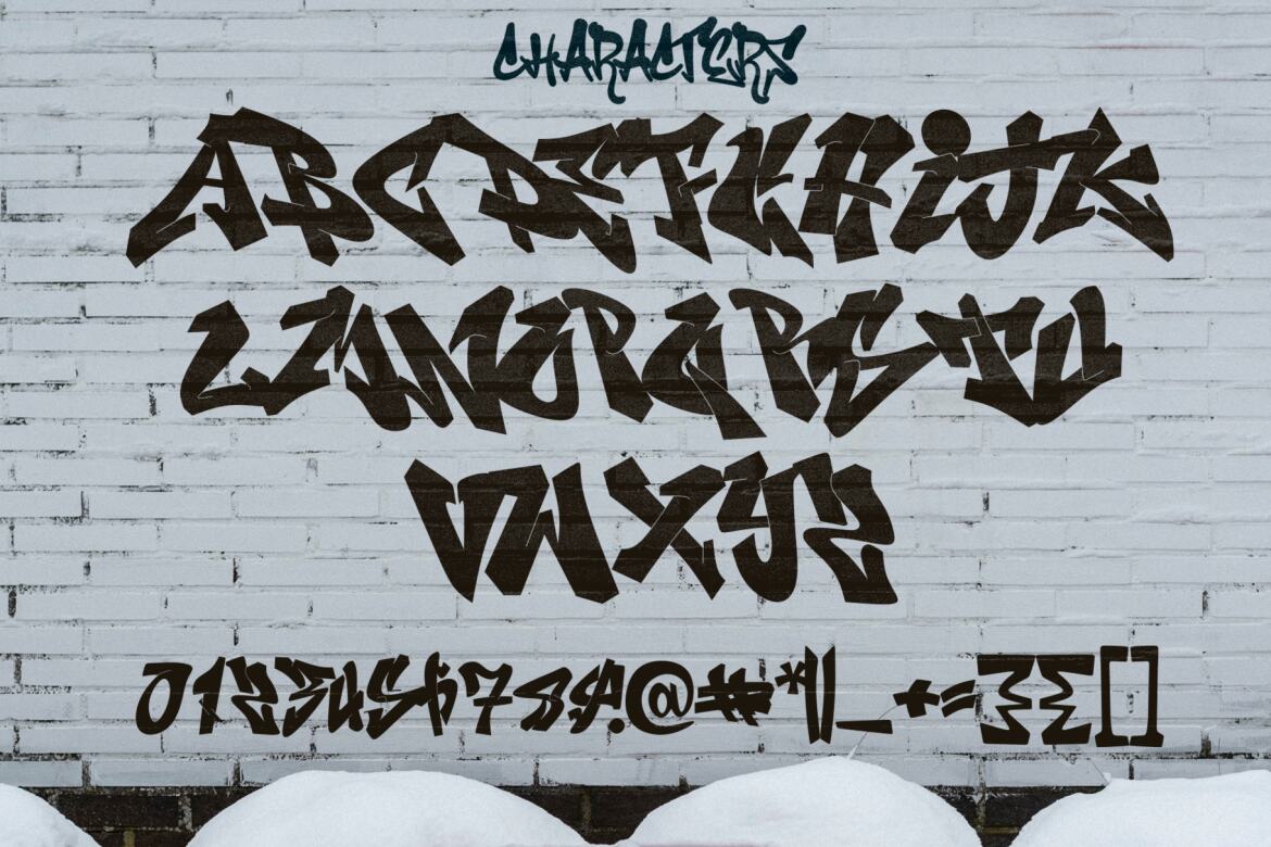 Notress FREE Graffiti Font - view 7