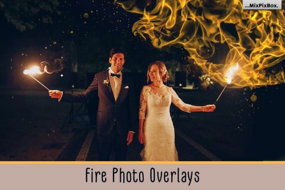 Fire Photo Overlays