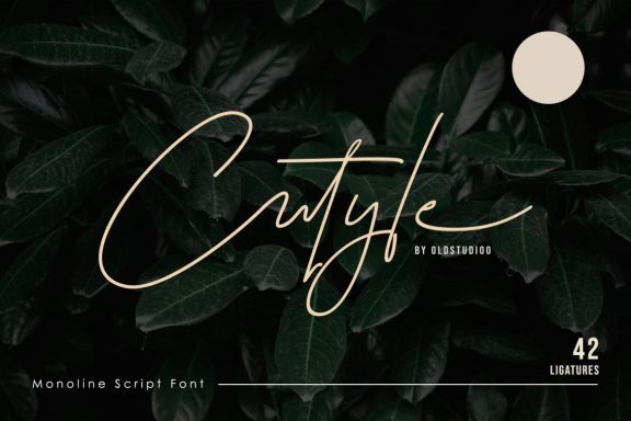 Cutyle Monoline Script