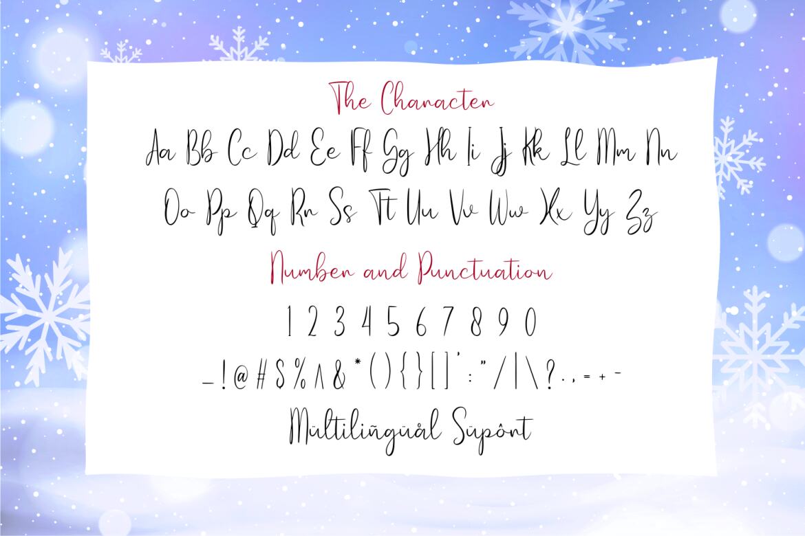 Warm Christmas - FREE Font - view 6