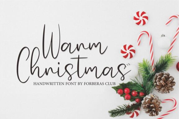 Warm Christmas - FREE Font