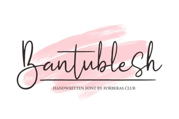 Bantublesh - FREE Font