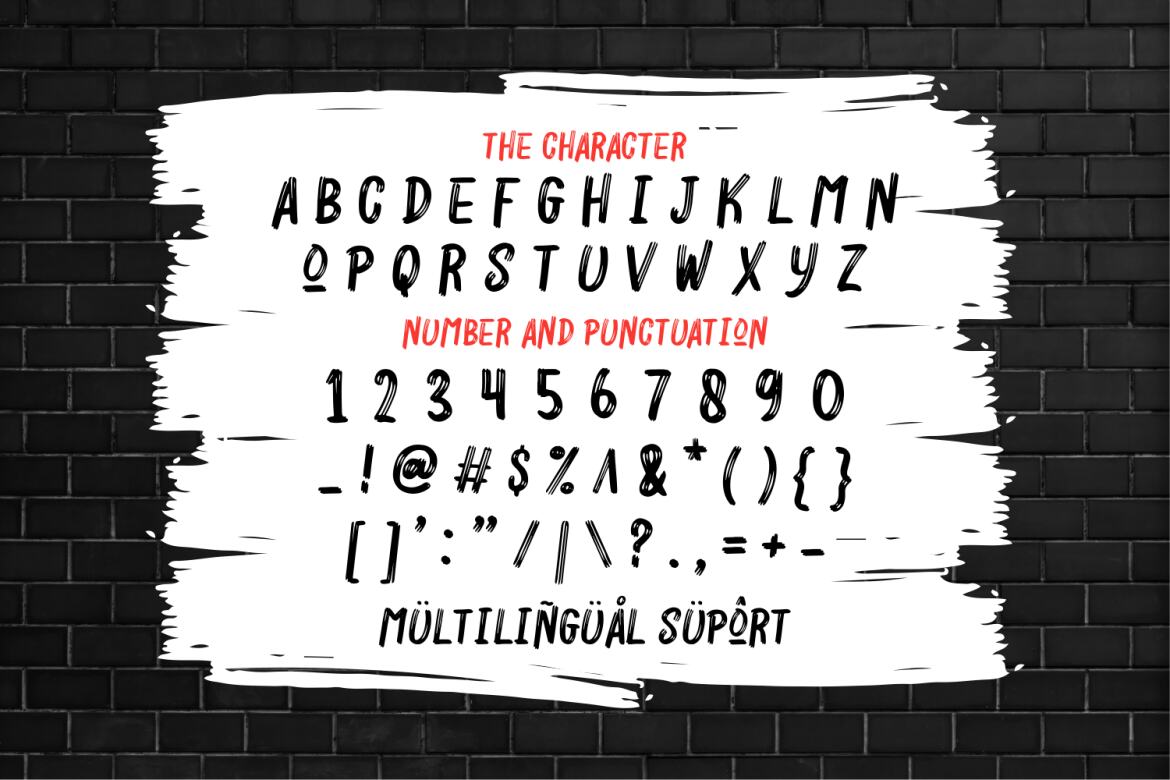 Roughler - FREE Font - view 6