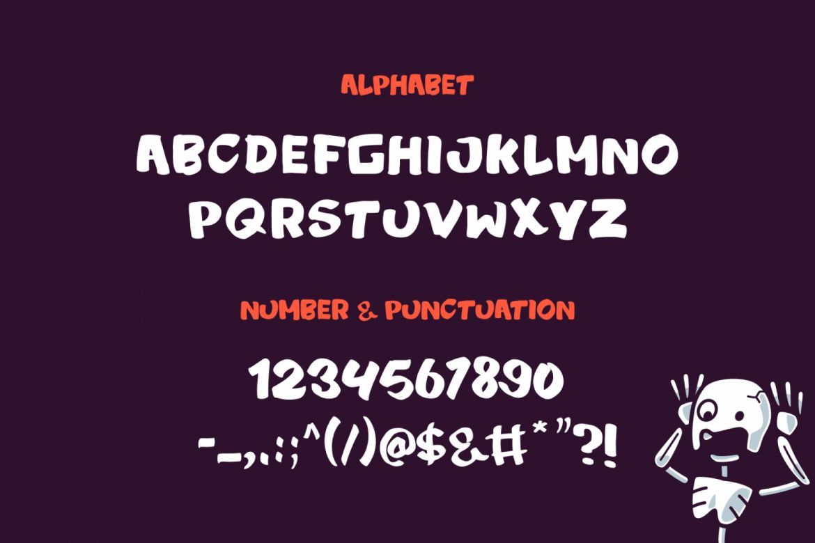 Zombye Display Font - view 3