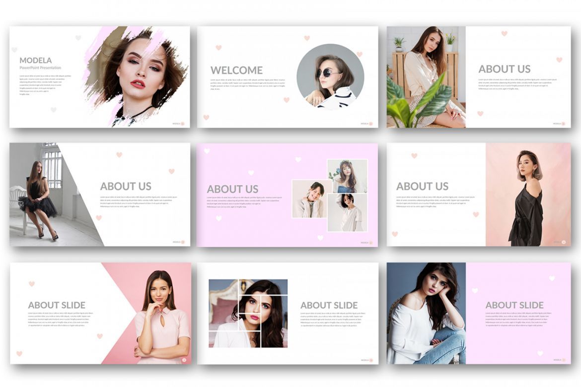 Modela Powerpoint Template alt