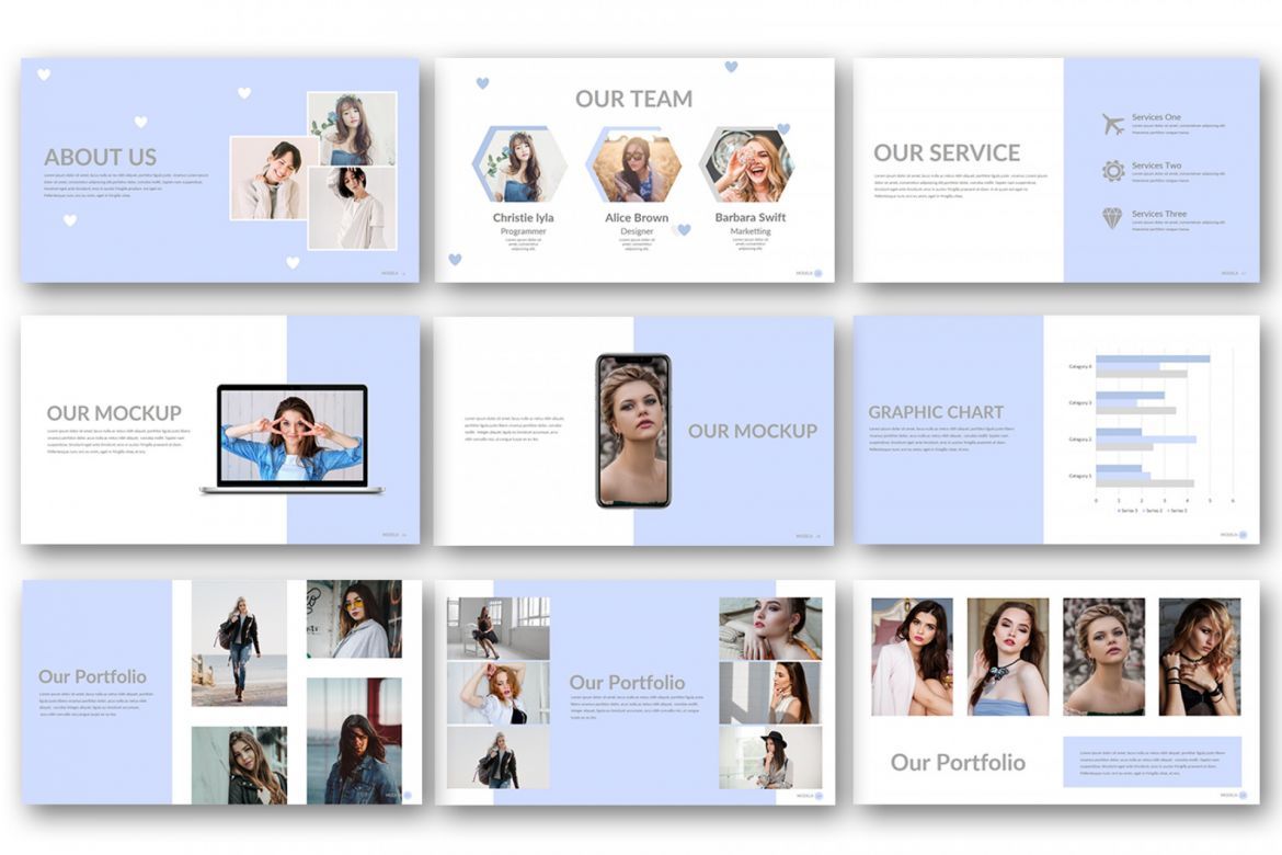 Modela Keynote Template - view 6