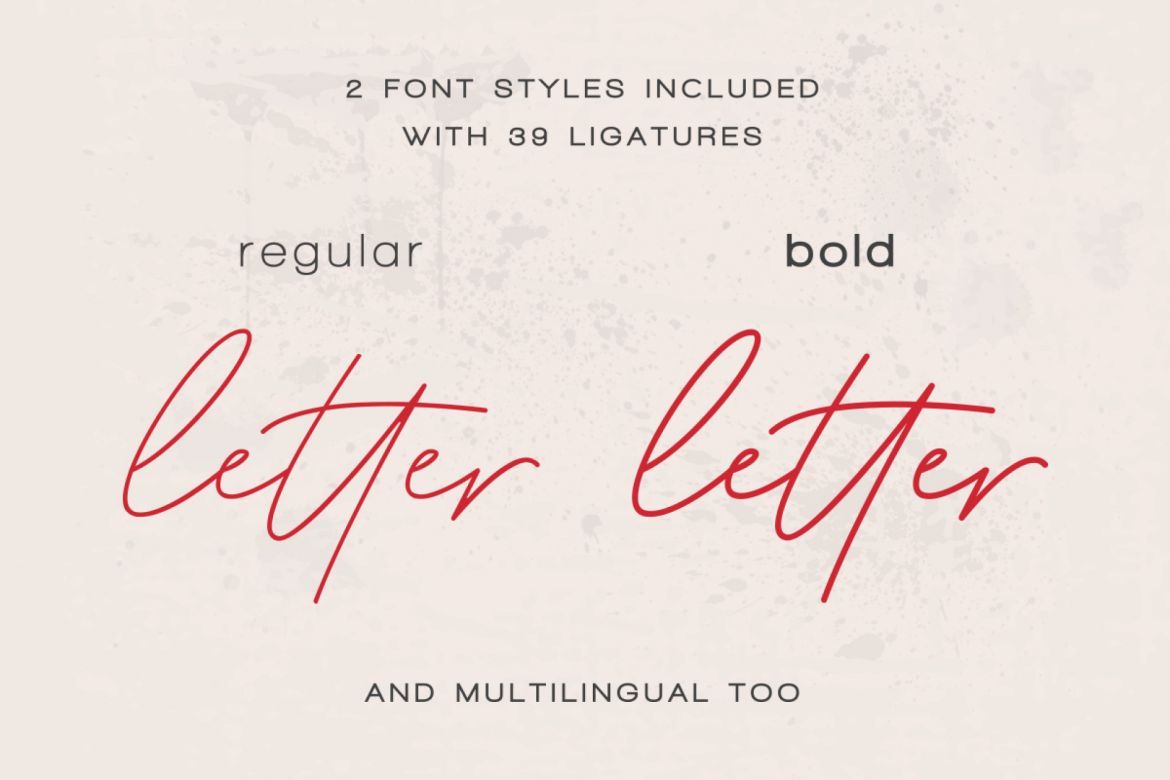 The Serenity - Lovely Script - view 4