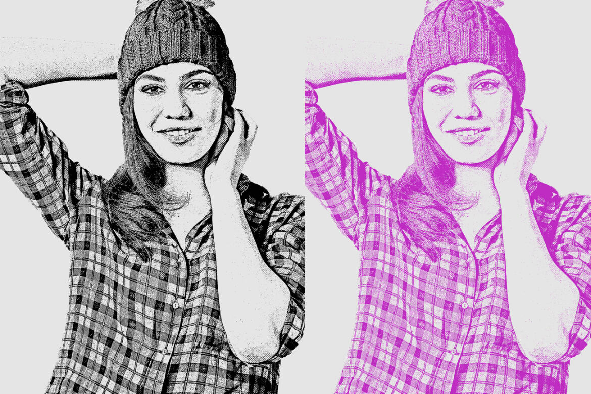 Stipple Effect FREE Photoshop Action - view 6