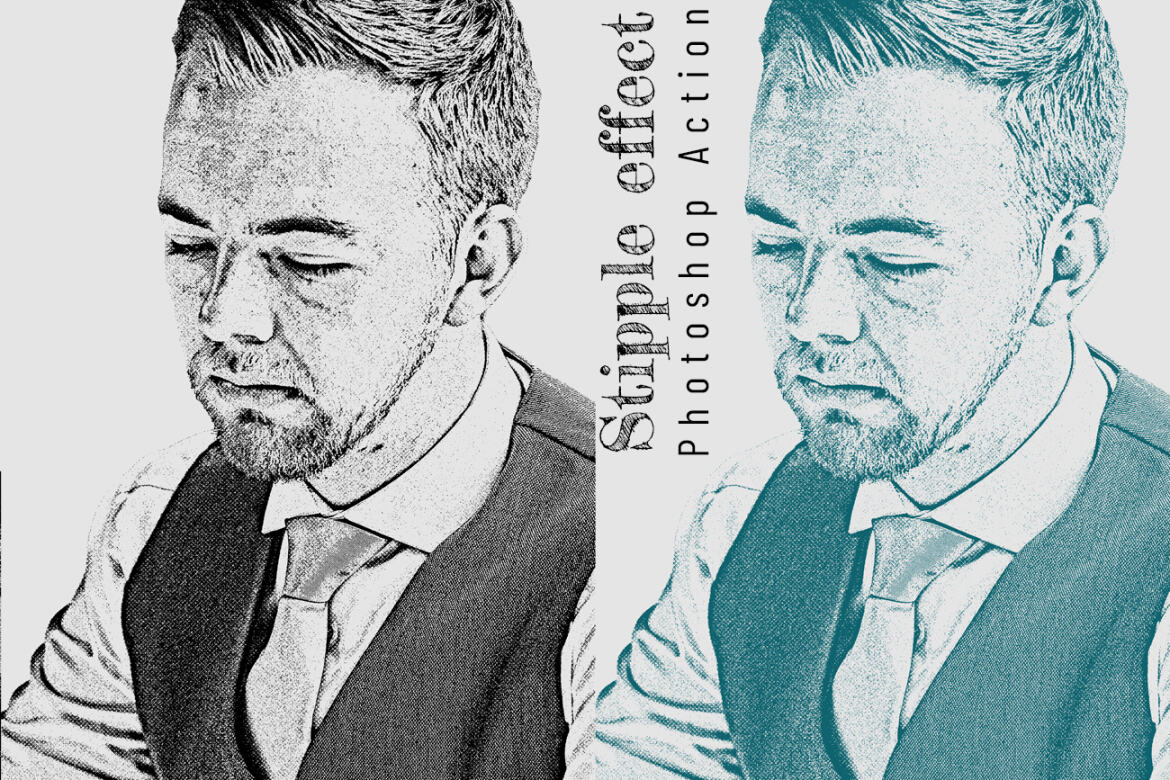 Stipple Effect FREE Photoshop Action - view 11