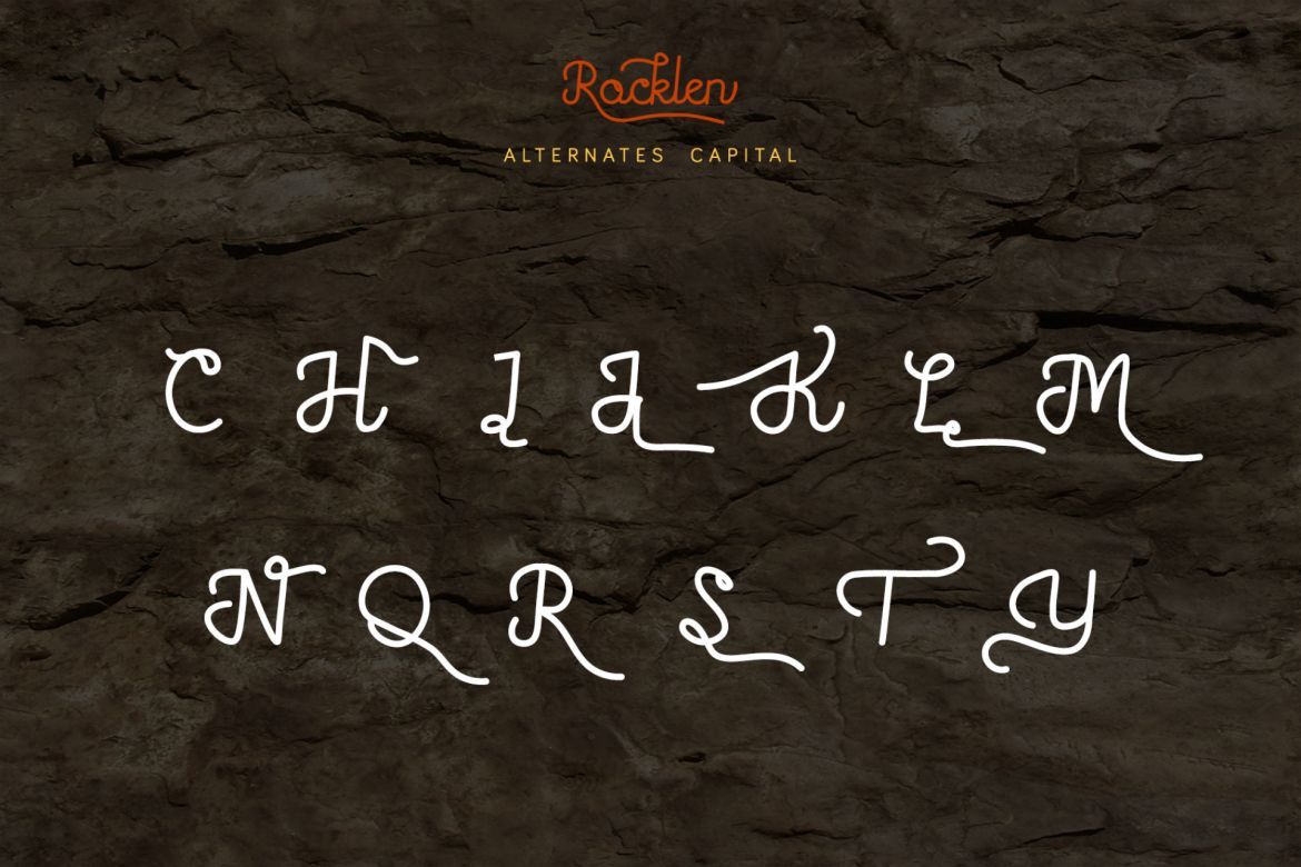 Rocklen Monoline Script - view 4
