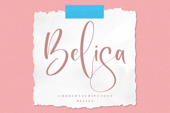 Belisa - FREE Script Font