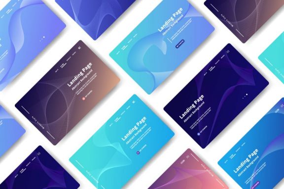 8 Abstract background design - view 1