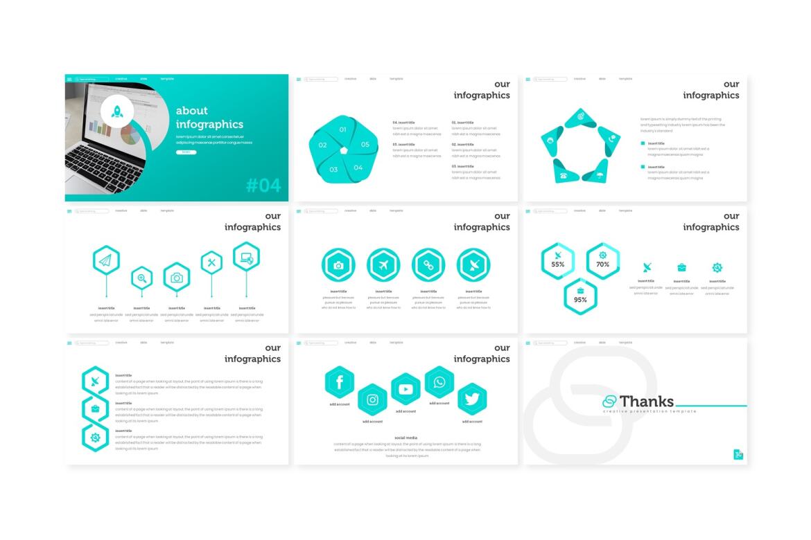 Linked FREE Power Point Template - view 5