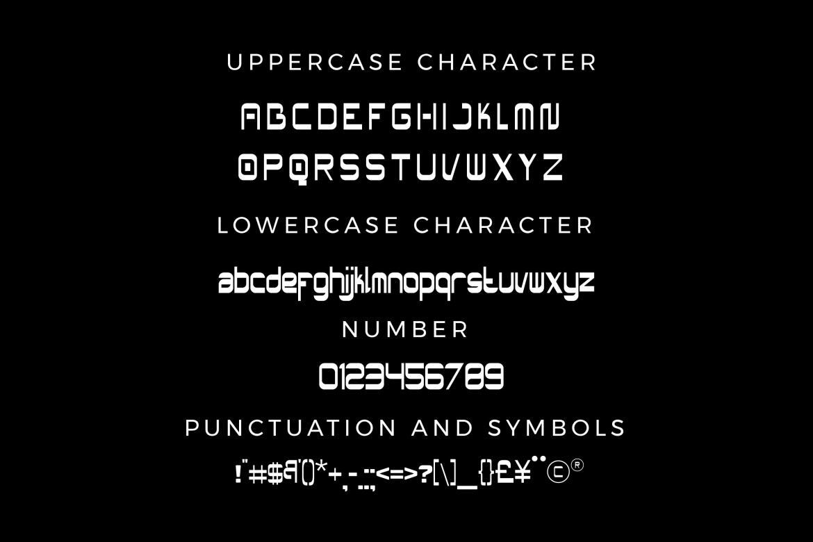 roronoa - Sans serif FREE font - view 5