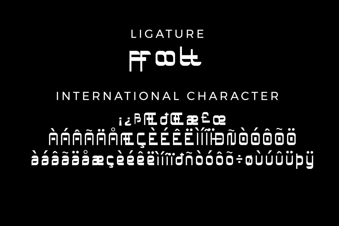 roronoa - Sans serif FREE font - view 6