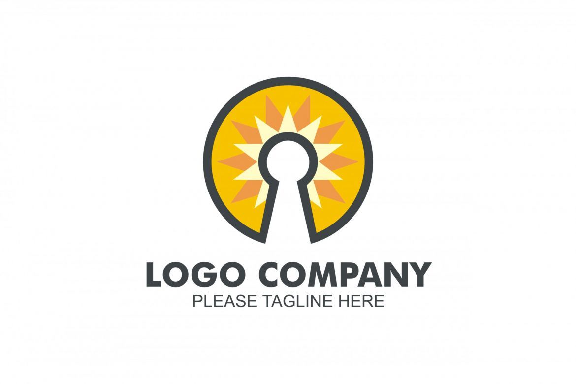 Security Lock Logo - view 2